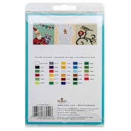 DMC Cotton Embroidery Floss - Holiday Decor, Set of 30 (Back of packaging)