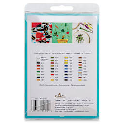 DMC Cotton Embroidery Floss - Home Decor, Set of 36 (Back of packaging)