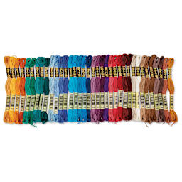 DMC Cotton Embroidery Floss - Anniversary, Set of 36 (Out of packaging)