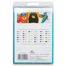 DMC Cotton Embroidery Floss - Popular, Set of 36 (Back of packaging)