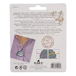 DMC Thread and Yarn Cutter (Back of packaging)