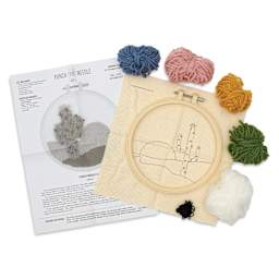 Needle Creations Needle Punch Kit - Desert, 6", contents