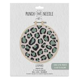 Needle Creations Needle Punch Kit - Leopard, 6", packaging