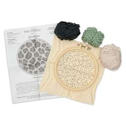 Needle Creations Needle Punch Kit - Leopard, 6", contents