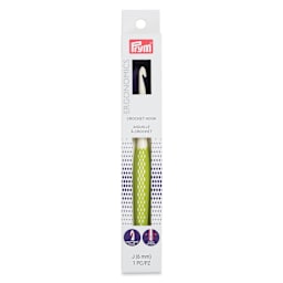 Prym Ergonomics Crochet Hook - J, front of the packaging