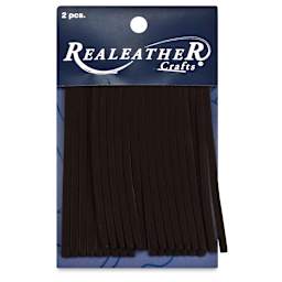 Realeather Fringe - Front of package of Black Fringe
