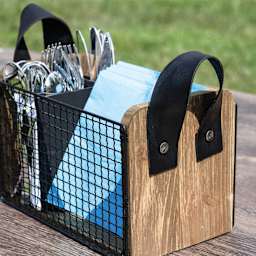 Realeather Leather Strip - Black, 1-1/2" x 42", strips used for cutlery caddy