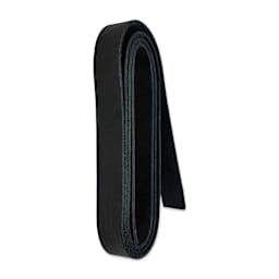 Realeather Leather Strip - Black, 3/4" x 48"