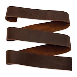 Realeather Leather Strap - Brown, 1-1/2" x 50", out of packaging