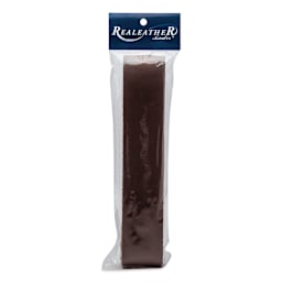 Realeather Leather Strip - Brown, 1-1/2" x 42", in packaging