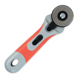 Realeather Leather Rotary Cutter, protecting shield covering blade