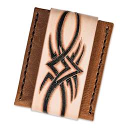 Realeather Discover Leathercraft Kit, wallet with tribal design
