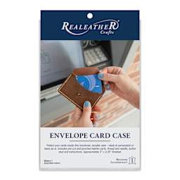 Protect your cards inside this functional, durable case - ready to personalize or leave as-is. Includes pre-cut and punched leather parts, thread and needle, button stud and instructions. Approximately 3" x 4.25" finished. 