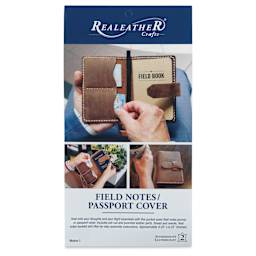 Realeather Leather Field Notes and Passport Cover - Kit of 8, front of the packaging