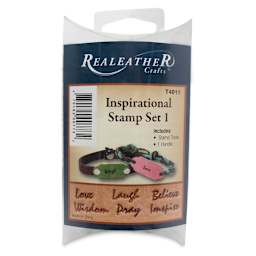 Realeather Inspirational Stamp Tool Set - Front of package
