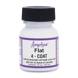 Angelus 4-Coat Urethane Clear Coat - Flat, 1 oz, Bottle