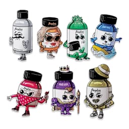 Angelus Sticker Pack - AlexMDC #3, Set of 7