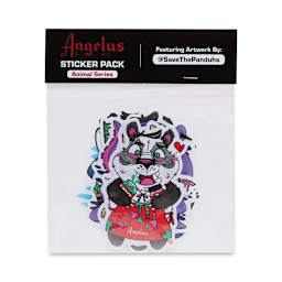 Angelus Sticker Pack - SaveThePanduhs, Set of 5, In Package