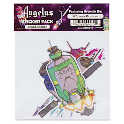 Angelus Sticker Pack - SpaceGooose, Set of 5 - front of packaging