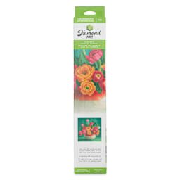 Leisure Arts Diamond Painting Kit - Flowers, front of packaging