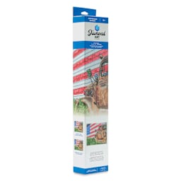 Leisure Arts Diamond Painting Kit - Patriotic Truck, packaging