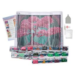 Leisure Arts Diamond Painting Kit - Bonsai Tree, contents