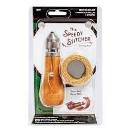 Speedy Stitcher Sewing Awl Kit, front of the packaging