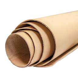 Realeather Veg-Tan Double Shoulder Leather, close-up