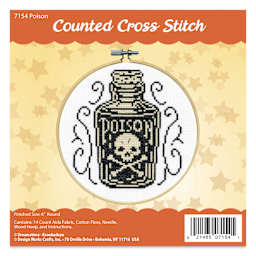 Design Works Counted Cross Stitch Kit - Poison, 6" - front of packaging