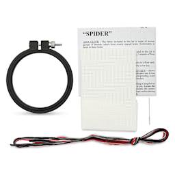 Design Works Counted Cross Stitch Kit - Spider, 3-1/2", contents