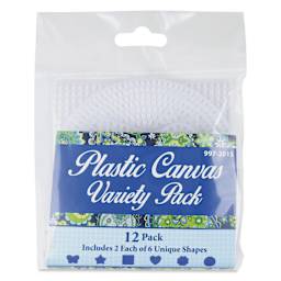 Janlynn Plastic Canvas - Variety Pack, Set of 12 - front of packaging