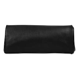 Muud Liv Leather Accessory Case - Black - back