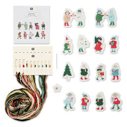 Rico Design Stick and Stitch Embroidery Kit - Pkg of 15, Children contents