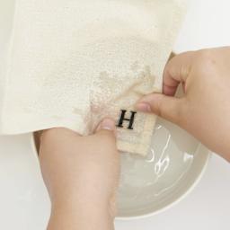 Rico Design Stick and Stitch Embroidery Kit - Pkg of 56, Black Alphabet rinsing graphic in bowl of water