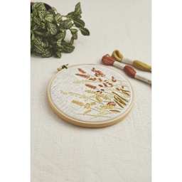 DMC The Designer Collection Eco Vita Embroidery Kit - Wheat Flowers