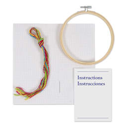 DMC Learning Cross Stitch Kit - contents