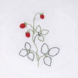 DMC Learning Fine Punch Needle Kit - finished pattern