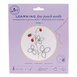 DMC Learning Fine Punch Needle Kit - front of packaging
