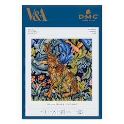 DMC The Museum Collection Tapestry Kit - “The Hare” by William Morris - front of packaging