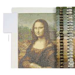 DMC The Museum Collection Tapestry Kit - “Mona Lisa” by Leonardo da Vinci - contents