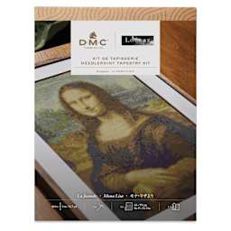 DMC The Museum Collection Tapestry Kit - “Mona Lisa” by Leonardo da Vinci - front of packaging
