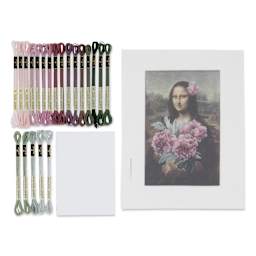 DMC The Museum Collection Embroidery Kit, kit contents