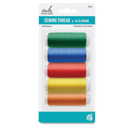 Needle Crafters Sewing Thread - Basic, Pkg of 5, front of packaging