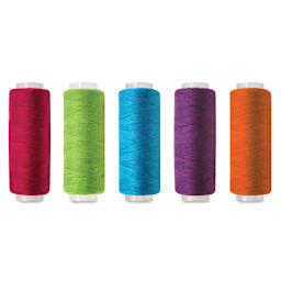 Needle Crafters Sewing Thread - Glamour, five spools