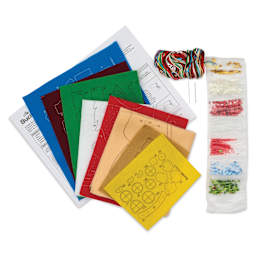 Bucilla Holiday Felt Ornament Kit - Christmas Gnomes, kit contents