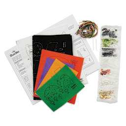 Bucilla Purrfectly Spooky Felt Ornament Kit - kit contents