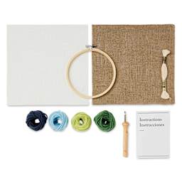 DMC Mindful Making Beginner Punch Needle Kit - Relaxed Rustic - contents