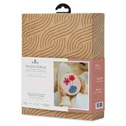 DMC Mindful Making Beginner Punch Needle Kit - Gentle Flowers - front of packaging