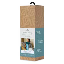 DMC Mindful Making Serene Scarf Beginner Knitting Kit - front of packaging