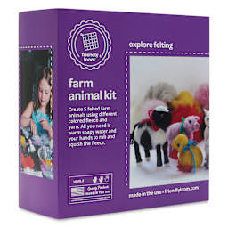 Friendly Loom Felted Farm Animal Kit